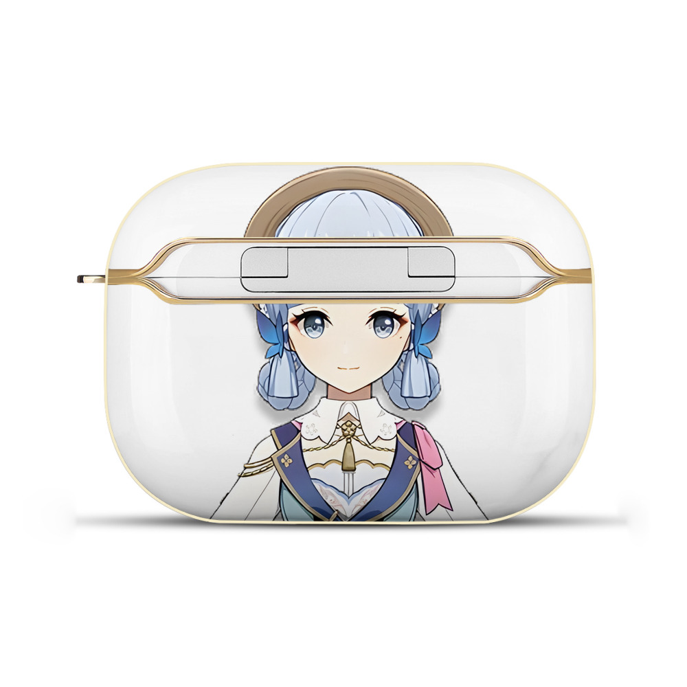 げんし神 神里綾華 神宮寺レン genshin Kamimiya Ren 【AirPods Pro用】ハードシェル保護ケース｜耐衝撃・防指紋・カラビナ付き商品仕様