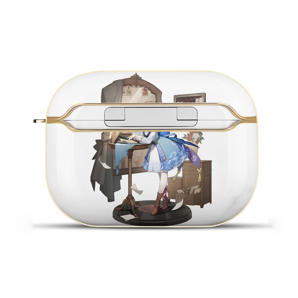 げんし神 神里綾華 神宮寺レン genshin Kamimiya Ren 【AirPods Pro用】ハードシェル保護ケース｜耐衝撃・防指紋・カラビナ付き商品仕様