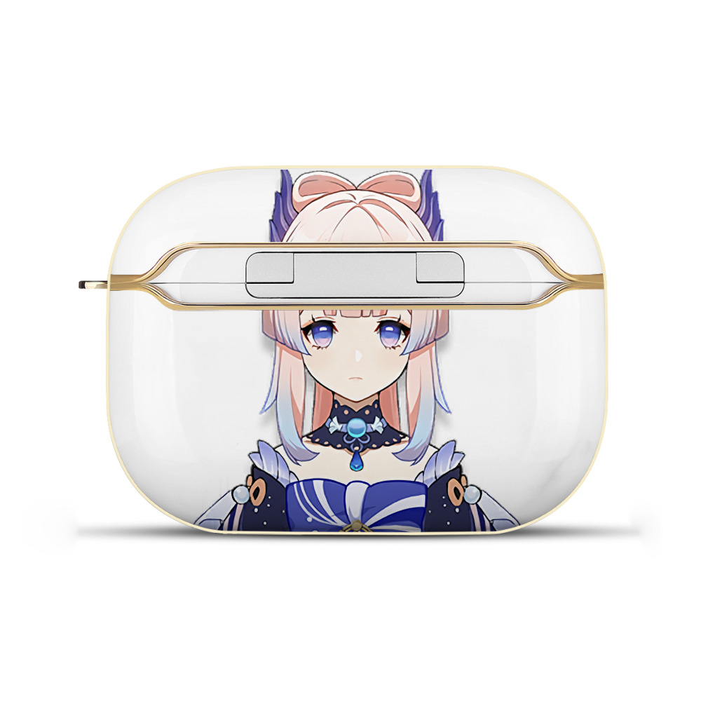 げんし神 珊瑚宮心海 サンゴノミヤ・ココミ genshin Sangonomiya Kokomi 【AirPods Pro用】ハードシェル保護ケース｜耐衝撃・防指紋・カラビナ付き商品仕様