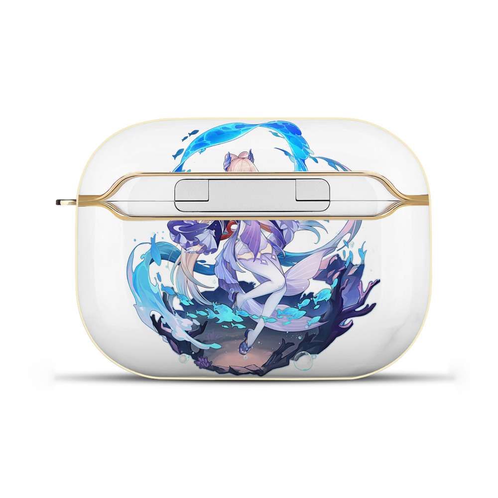 げんし神 珊瑚宮心海 サンゴノミヤ・ココミ genshin Sangonomiya Kokomi 【AirPods Pro用】ハードシェル保護ケース｜耐衝撃・防指紋・カラビナ付き商品仕様