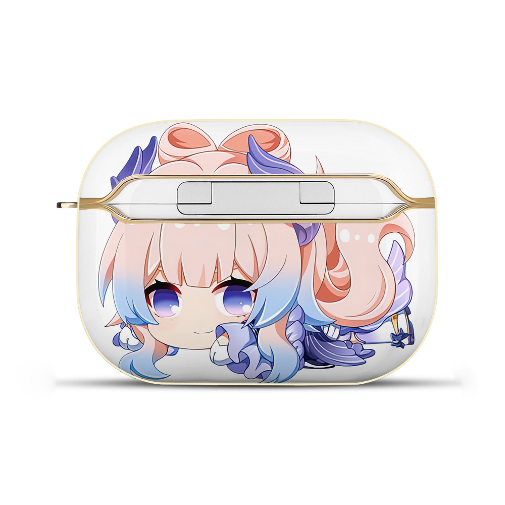 げんし神 珊瑚宮心海 サンゴノミヤ・ココミ genshin Sangonomiya Kokomi 【AirPods Pro用】ハードシェル保護ケース｜耐衝撃・防指紋・カラビナ付き商品仕様