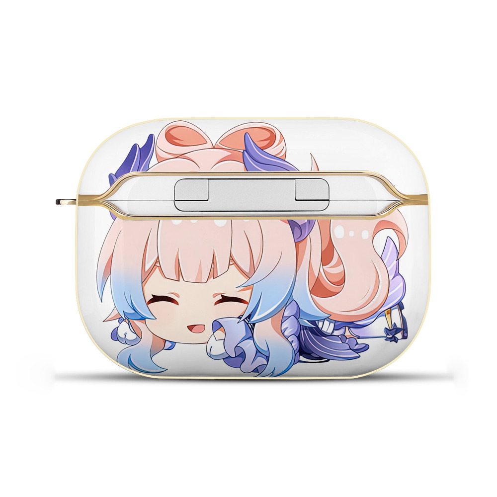げんし神 珊瑚宮心海 サンゴノミヤ・ココミ genshin Sangonomiya Kokomi 【AirPods Pro用】ハードシェル保護ケース｜耐衝撃・防指紋・カラビナ付き商品仕様