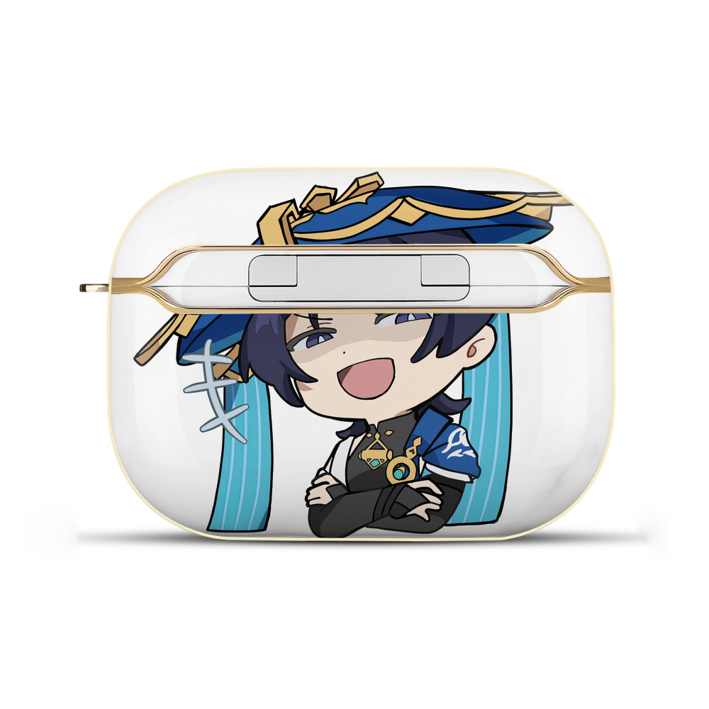 げんし神 さんペい genshin Sanpei 【AirPods Pro用】ハードシェル保護ケース｜耐衝撃・防指紋・カラビナ付き商品仕様