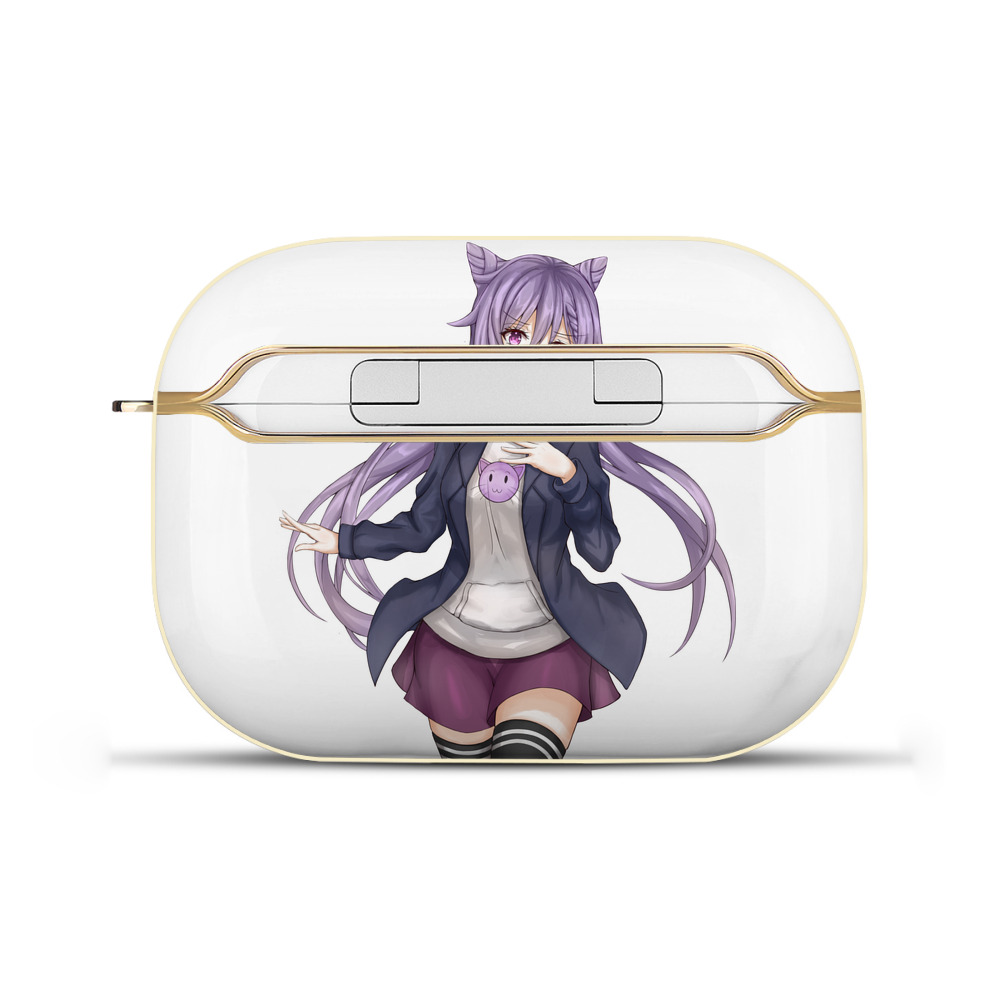 げんし神 刻晴 こくせい genshin Kokusei 【AirPods Pro用】ハードシェル保護ケース｜耐衝撃・防指紋・カラビナ付き商品仕様