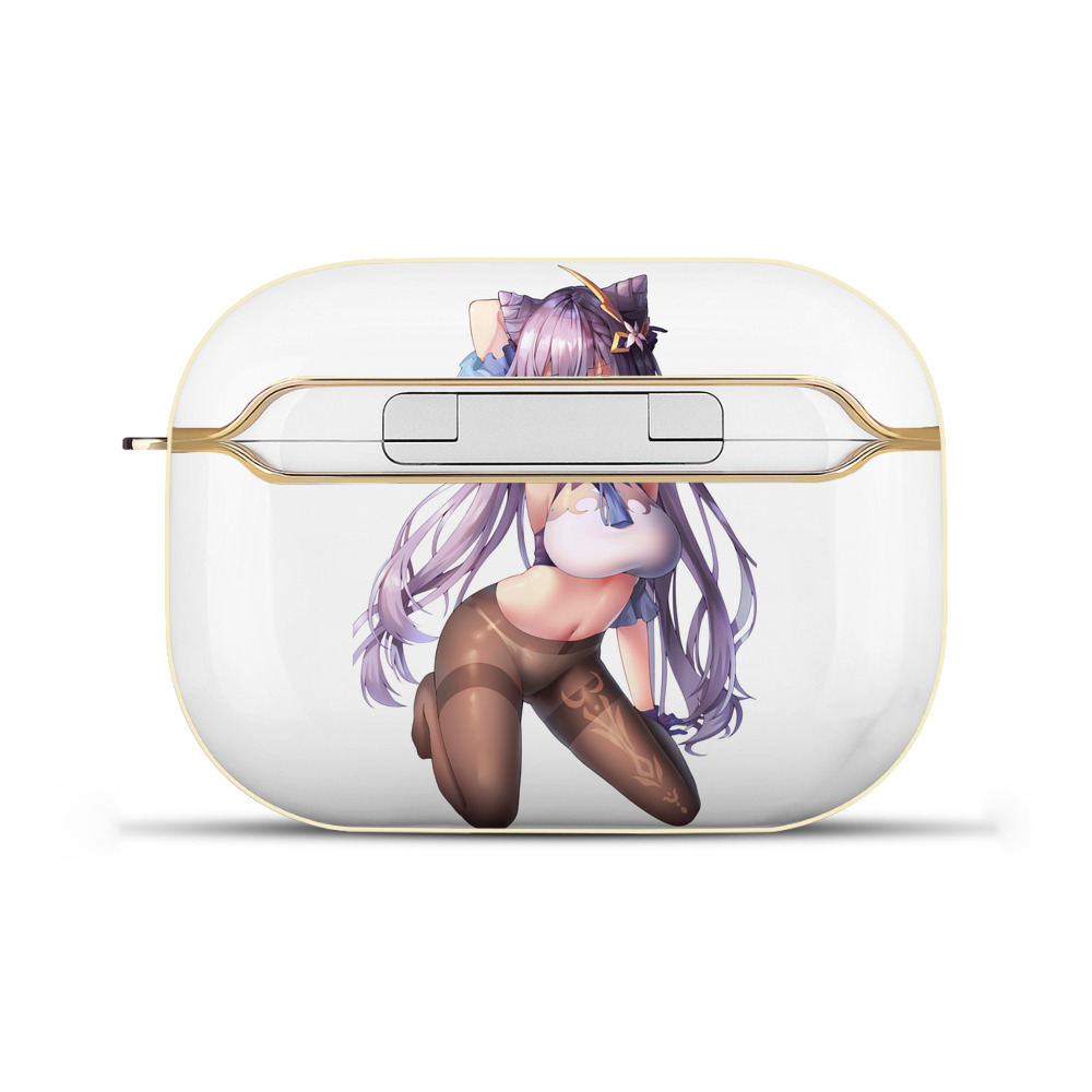 げんし神 刻晴 こくせい genshin Kokusei 【AirPods Pro用】ハードシェル保護ケース｜耐衝撃・防指紋・カラビナ付き商品仕様