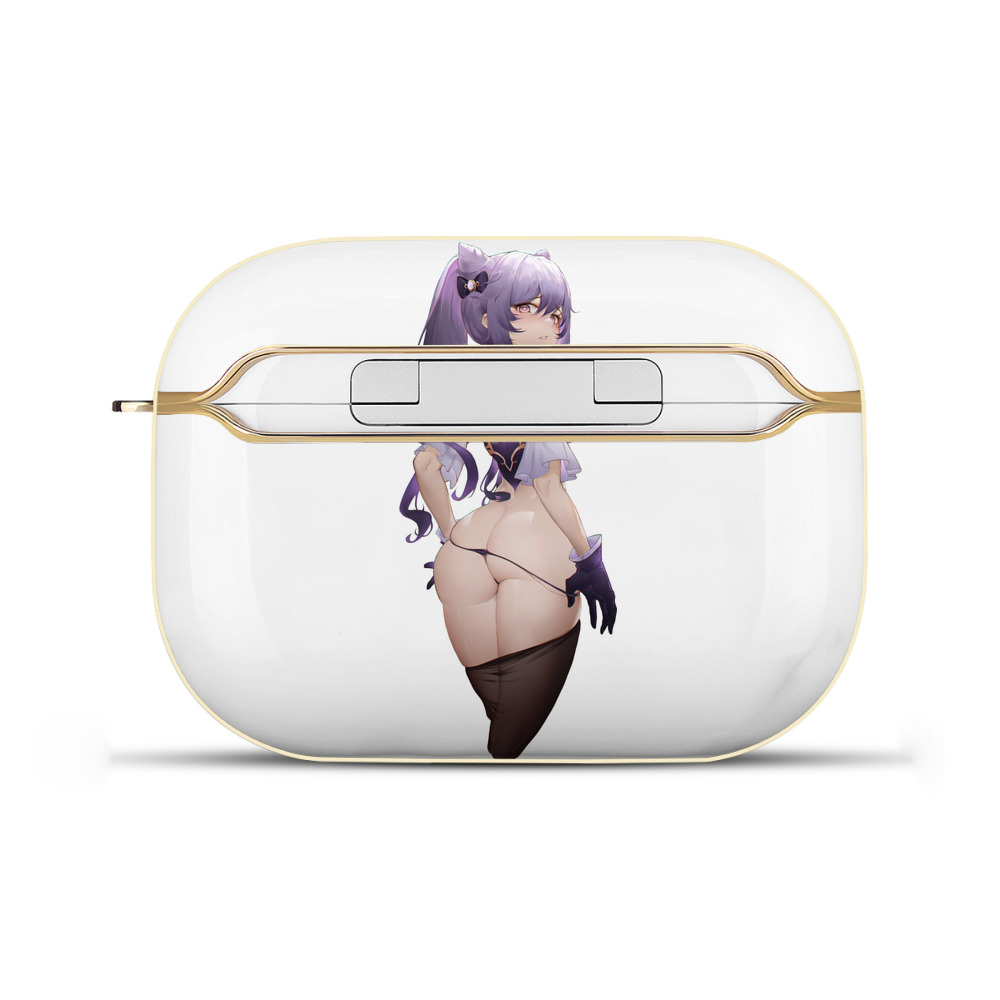 げんし神 刻晴 こくせい genshin Kokusei 【AirPods Pro用】ハードシェル保護ケース｜耐衝撃・防指紋・カラビナ付き商品仕様