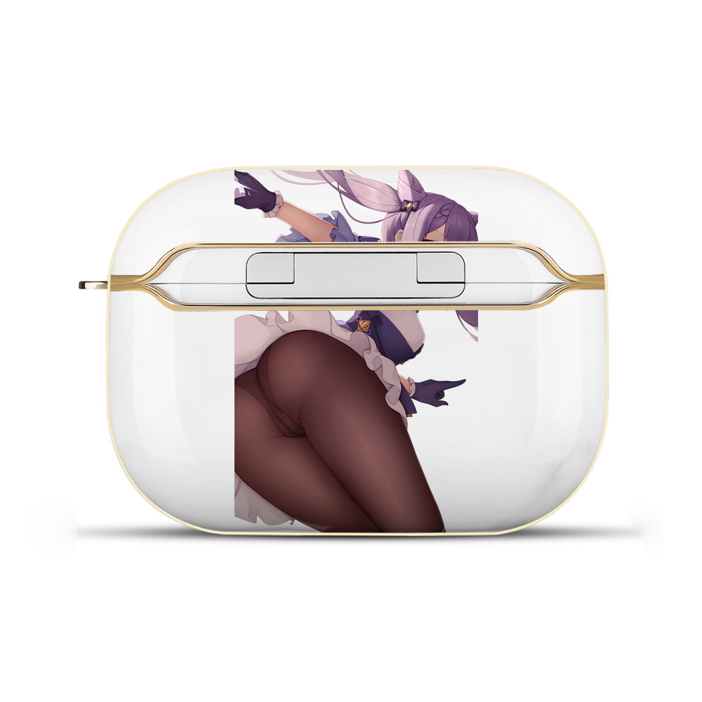 げんし神 刻晴 こくせい genshin Kokusei 【AirPods Pro用】ハードシェル保護ケース｜耐衝撃・防指紋・カラビナ付き商品仕様