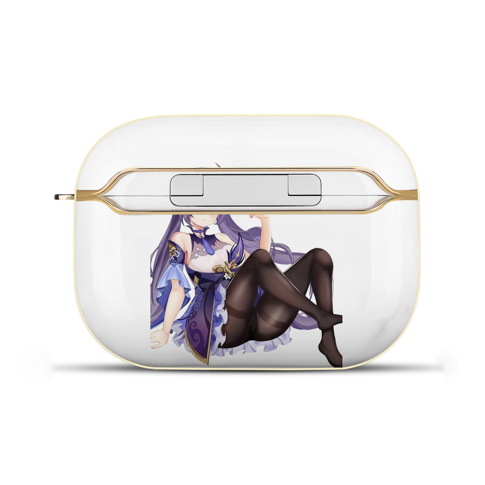げんし神 刻晴 こくせい genshin Kokusei 【AirPods Pro用】ハードシェル保護ケース｜耐衝撃・防指紋・カラビナ付き商品仕様