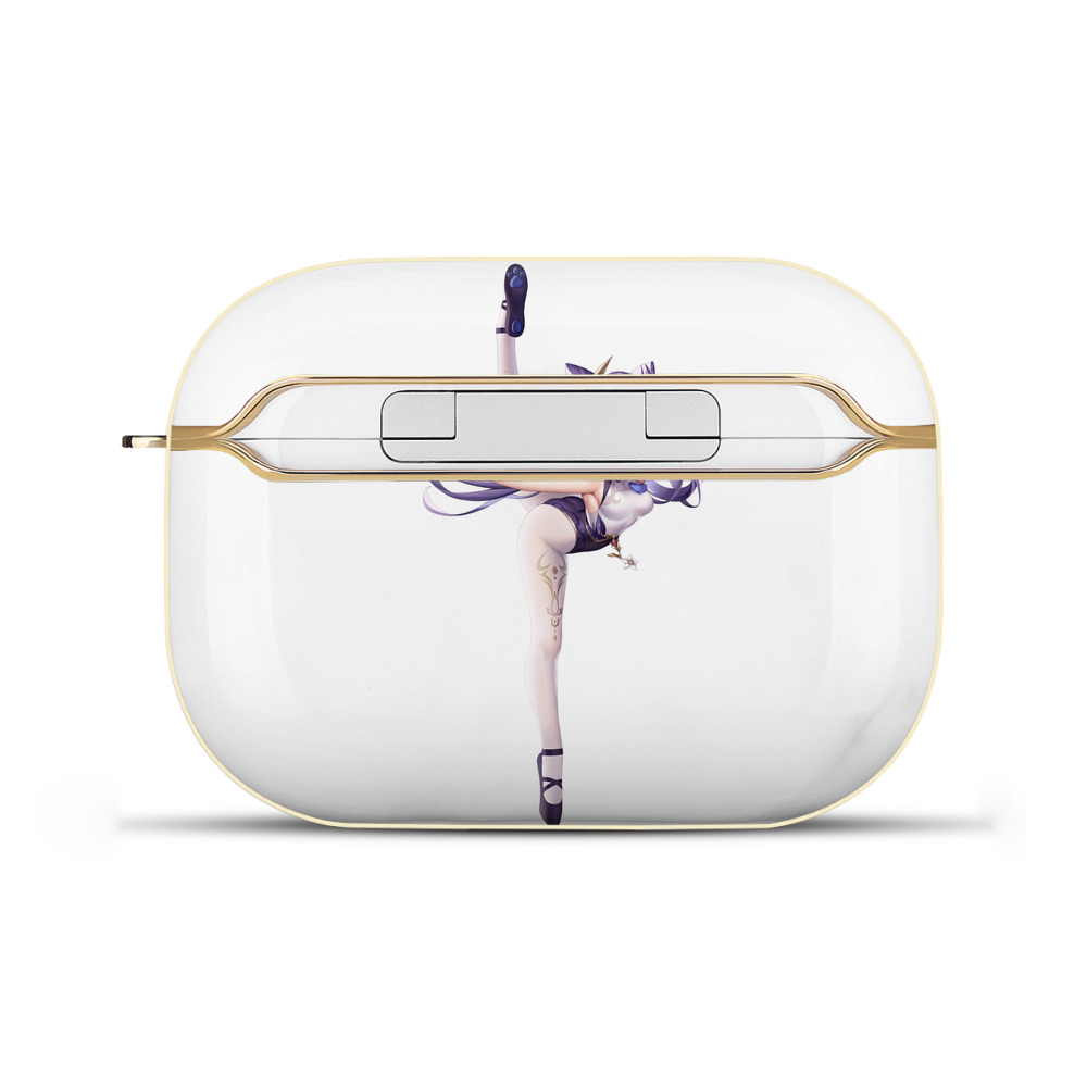 げんし神 刻晴 こくせい genshin Kokusei 【AirPods Pro用】ハードシェル保護ケース｜耐衝撃・防指紋・カラビナ付き商品仕様