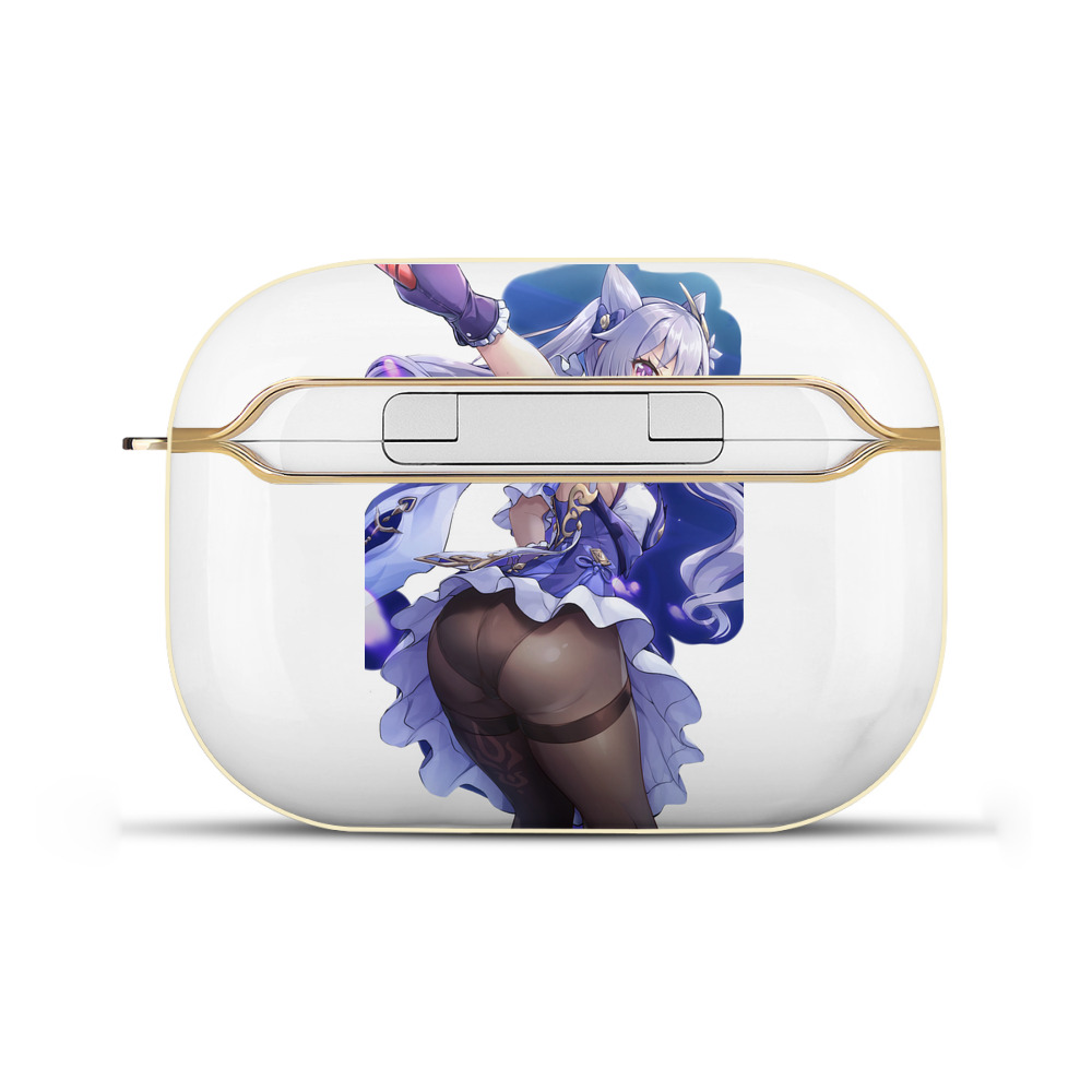 げんし神 刻晴 こくせい genshin Kokusei 【AirPods Pro用】ハードシェル保護ケース｜耐衝撃・防指紋・カラビナ付き商品仕様