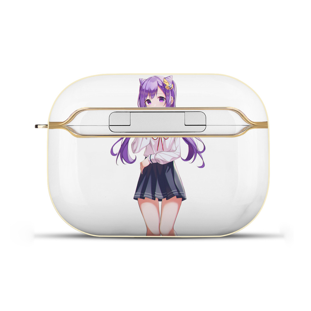 げんし神 刻晴 こくせい genshin Kokusei 【AirPods Pro用】ハードシェル保護ケース｜耐衝撃・防指紋・カラビナ付き商品仕様
