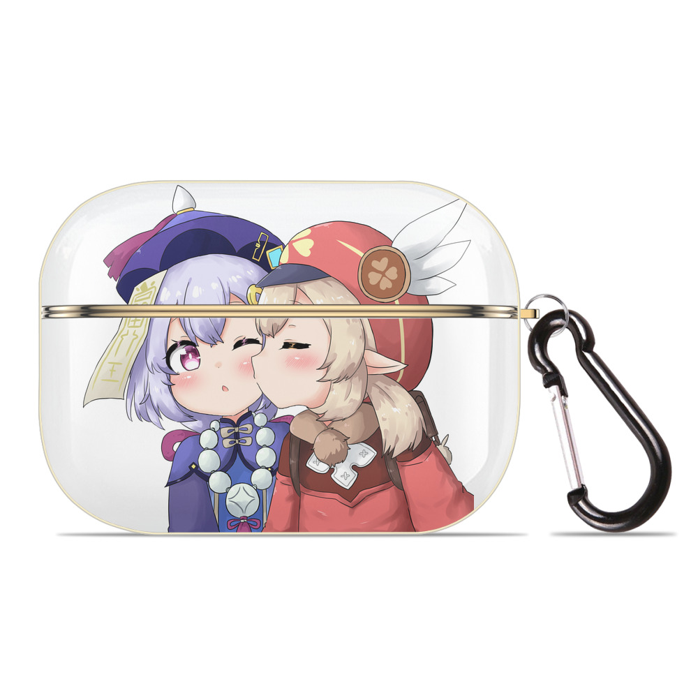 げんし神 七七 なな  genshin Nana 【AirPods Pro用】ハードシェル保護ケース｜耐衝撃・防指紋・カラビナ付き商品仕様