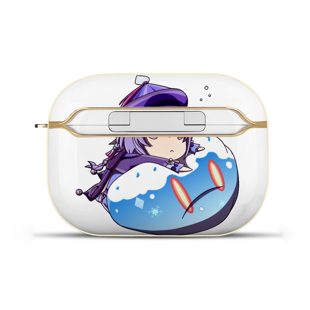 げんし神 七七 なな  genshin Nana 【AirPods Pro用】ハードシェル保護ケース｜耐衝撃・防指紋・カラビナ付き商品仕様