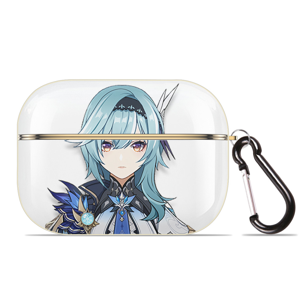 げんし神 优菈 ゆうら genshin Yūra 【AirPods Pro用】ハードシェル保護ケース｜耐衝撃・防指紋・カラビナ付き商品仕様
