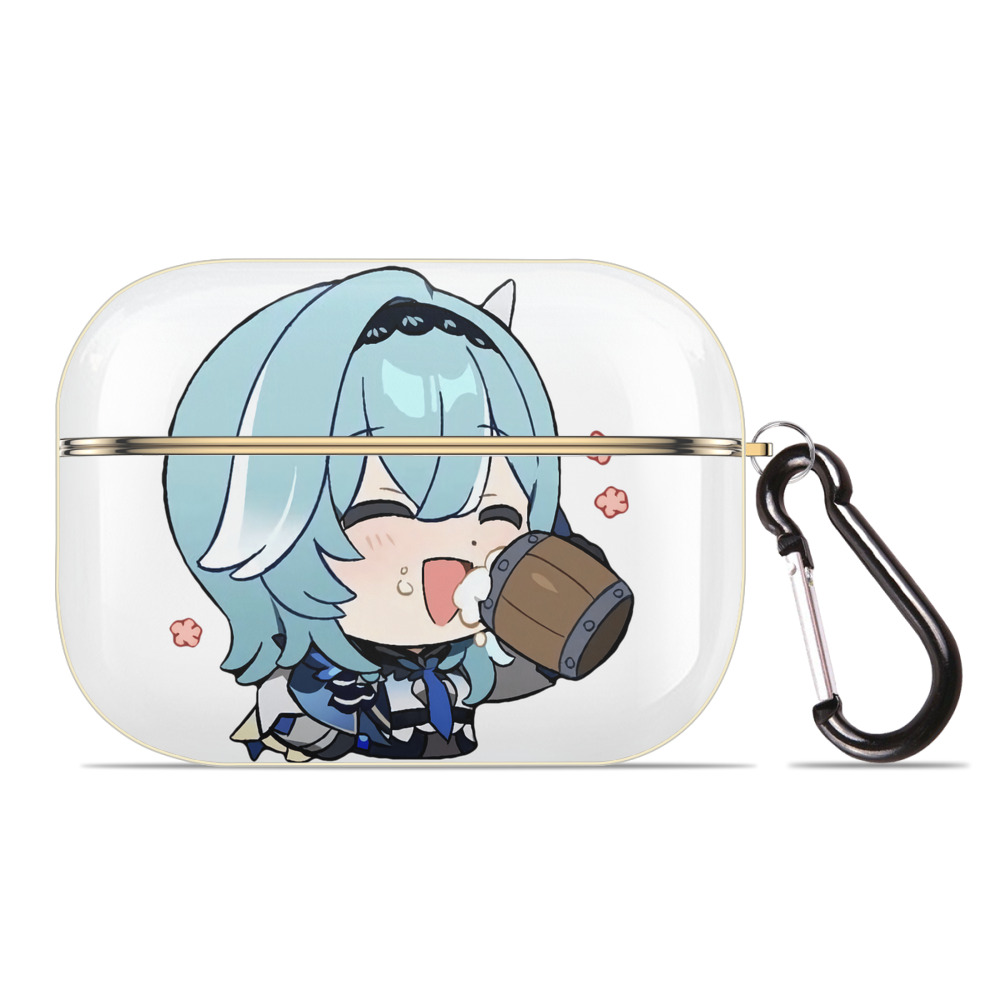 げんし神 优菈 ゆうら genshin Yūra 【AirPods Pro用】ハードシェル保護ケース｜耐衝撃・防指紋・カラビナ付き商品仕様