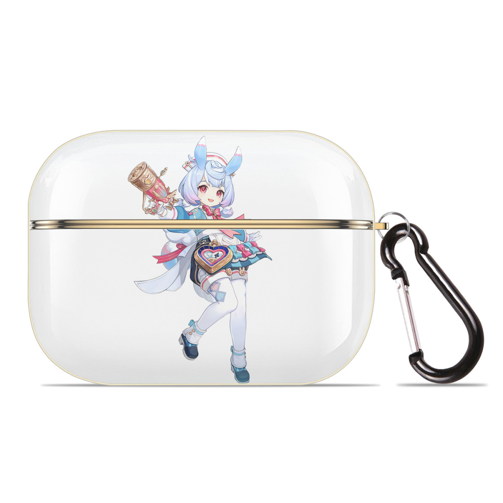 げんし神 シゲウィン genshin Shigewin 【AirPods Pro用】ハードシェル保護ケース｜耐衝撃・防指紋・カラビナ付き商品仕様