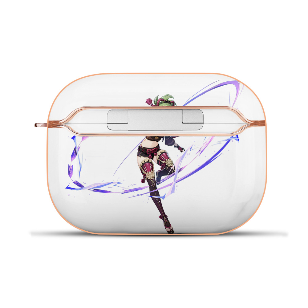 げんし神  久岐忍 くき しのぶ genshin Kuki Shinobu 【AirPods Pro用】ハードシェル保護ケース｜耐衝撃・防指紋・カラビナ付き商品仕様