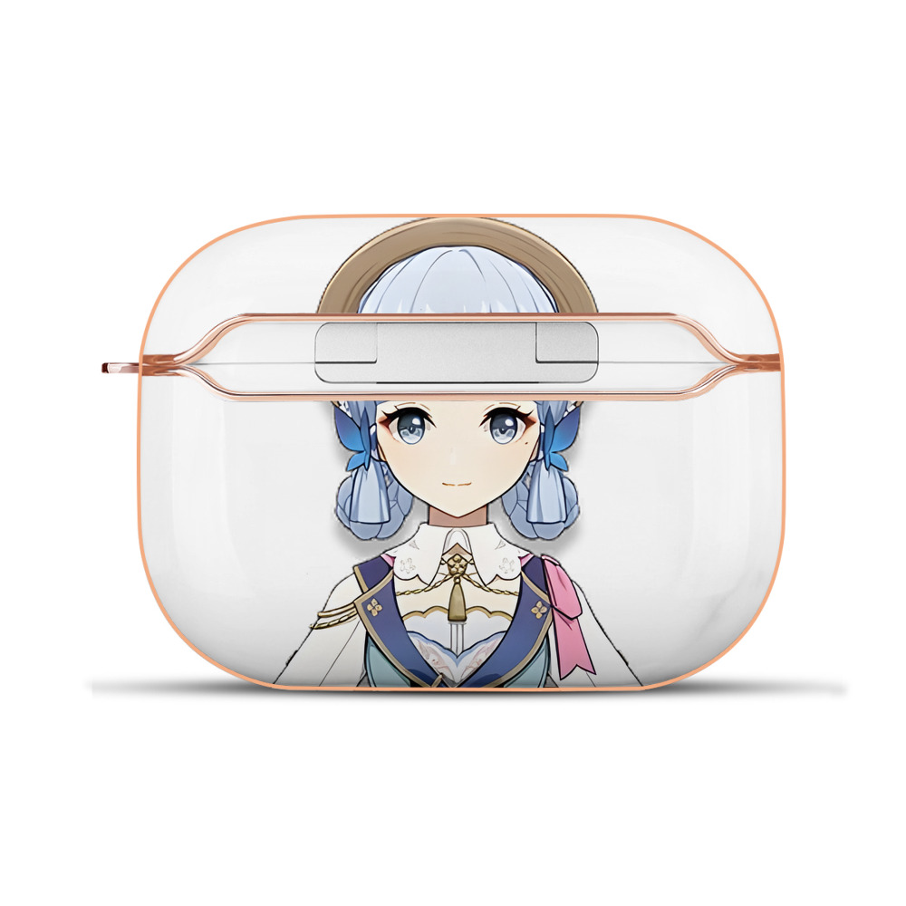 げんし神 神里綾華 神宮寺レン genshin Kamimiya Ren 【AirPods Pro用】ハードシェル保護ケース｜耐衝撃・防指紋・カラビナ付き商品仕様
