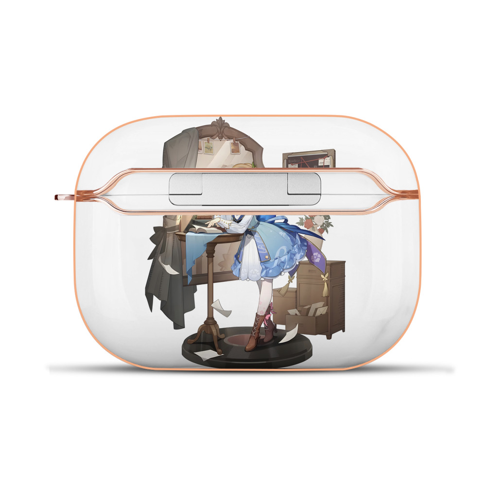 げんし神 神里綾華 神宮寺レン genshin Kamimiya Ren 【AirPods Pro用】ハードシェル保護ケース｜耐衝撃・防指紋・カラビナ付き商品仕様