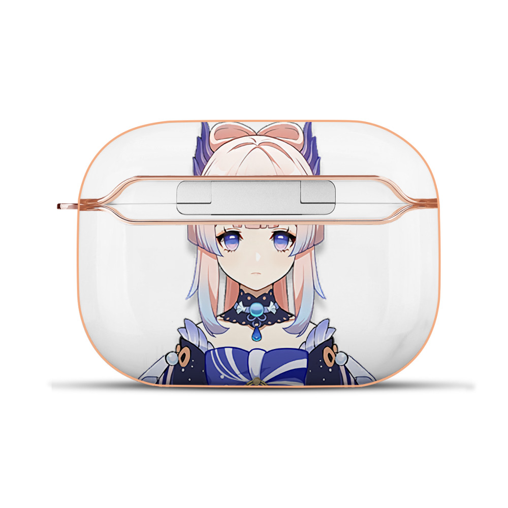 げんし神 珊瑚宮心海 サンゴノミヤ・ココミ genshin Sangonomiya Kokomi 【AirPods Pro用】ハードシェル保護ケース｜耐衝撃・防指紋・カラビナ付き商品仕様