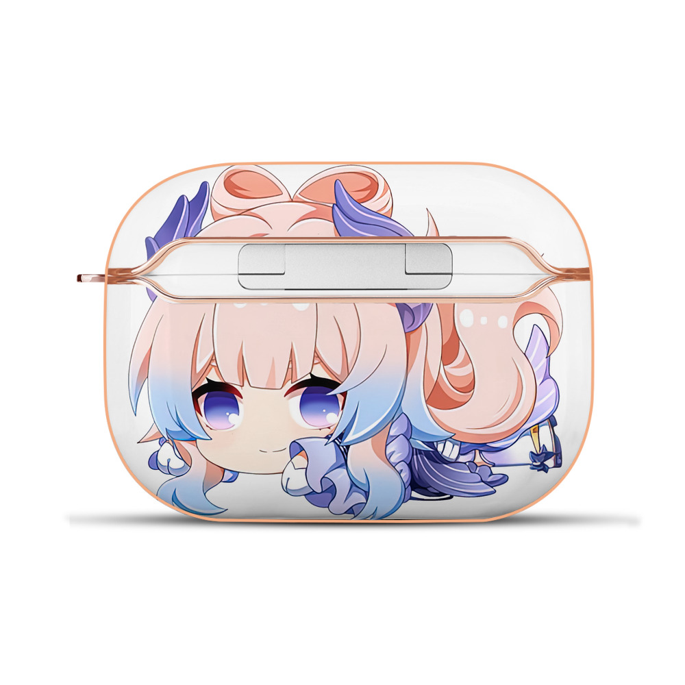 げんし神 珊瑚宮心海 サンゴノミヤ・ココミ genshin Sangonomiya Kokomi 【AirPods Pro用】ハードシェル保護ケース｜耐衝撃・防指紋・カラビナ付き商品仕様