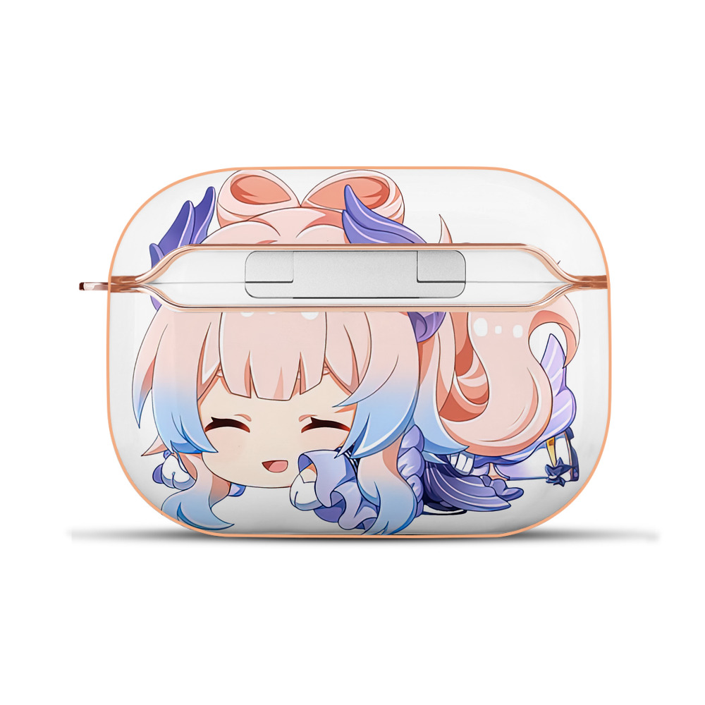 げんし神 珊瑚宮心海 サンゴノミヤ・ココミ genshin Sangonomiya Kokomi 【AirPods Pro用】ハードシェル保護ケース｜耐衝撃・防指紋・カラビナ付き商品仕様