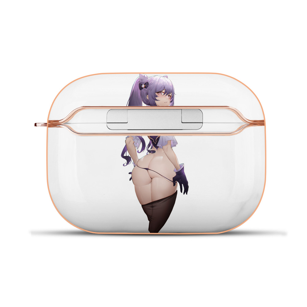 げんし神 刻晴 こくせい genshin Kokusei 【AirPods Pro用】ハードシェル保護ケース｜耐衝撃・防指紋・カラビナ付き商品仕様