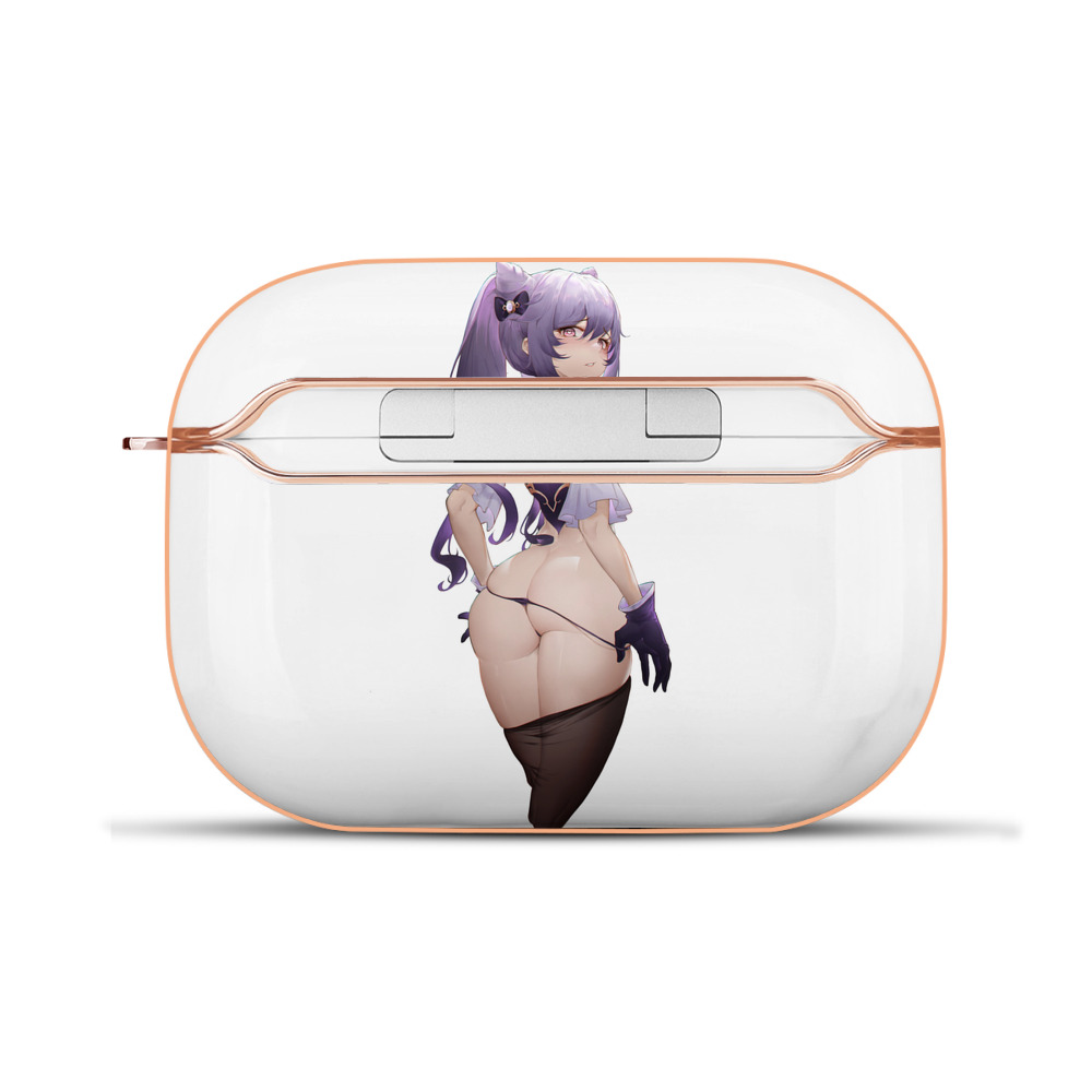 げんし神 刻晴 こくせい genshin Kokusei 【AirPods Pro用】ハードシェル保護ケース｜耐衝撃・防指紋・カラビナ付き商品仕様