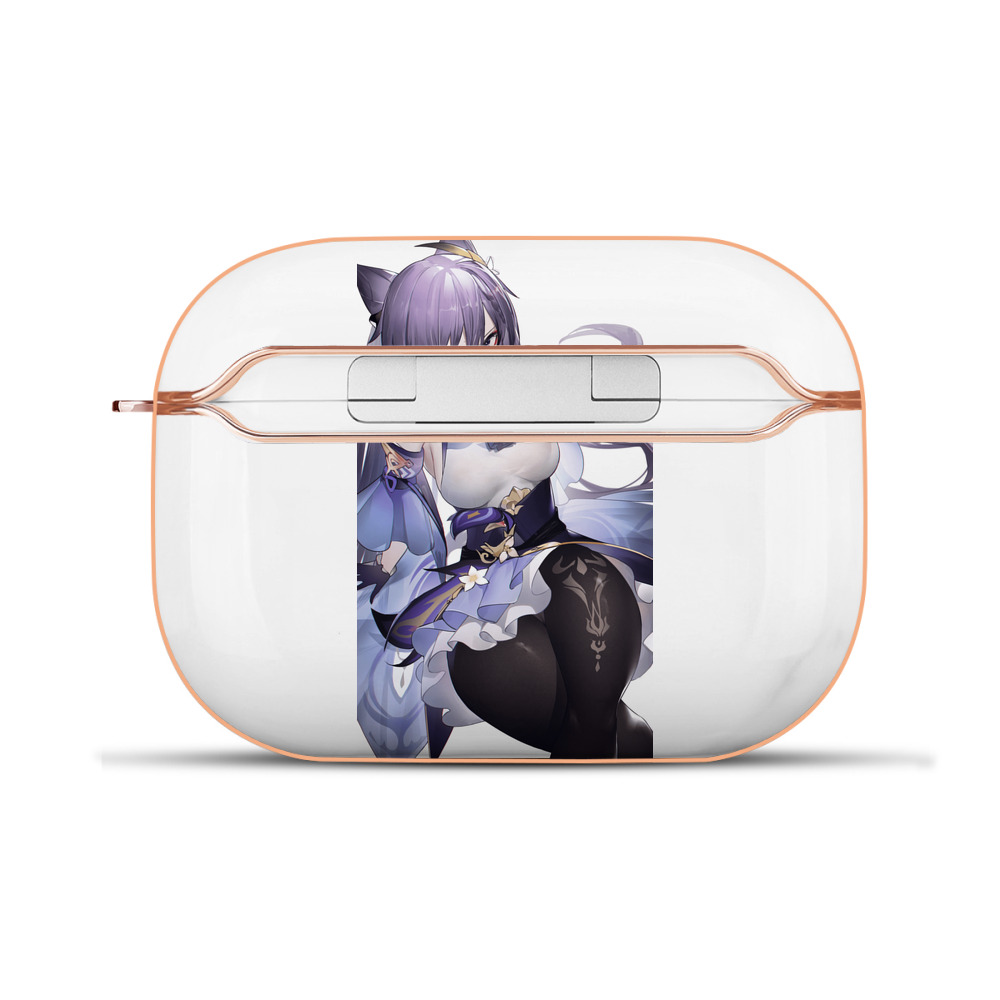 げんし神 刻晴 こくせい genshin Kokusei 【AirPods Pro用】ハードシェル保護ケース｜耐衝撃・防指紋・カラビナ付き商品仕様