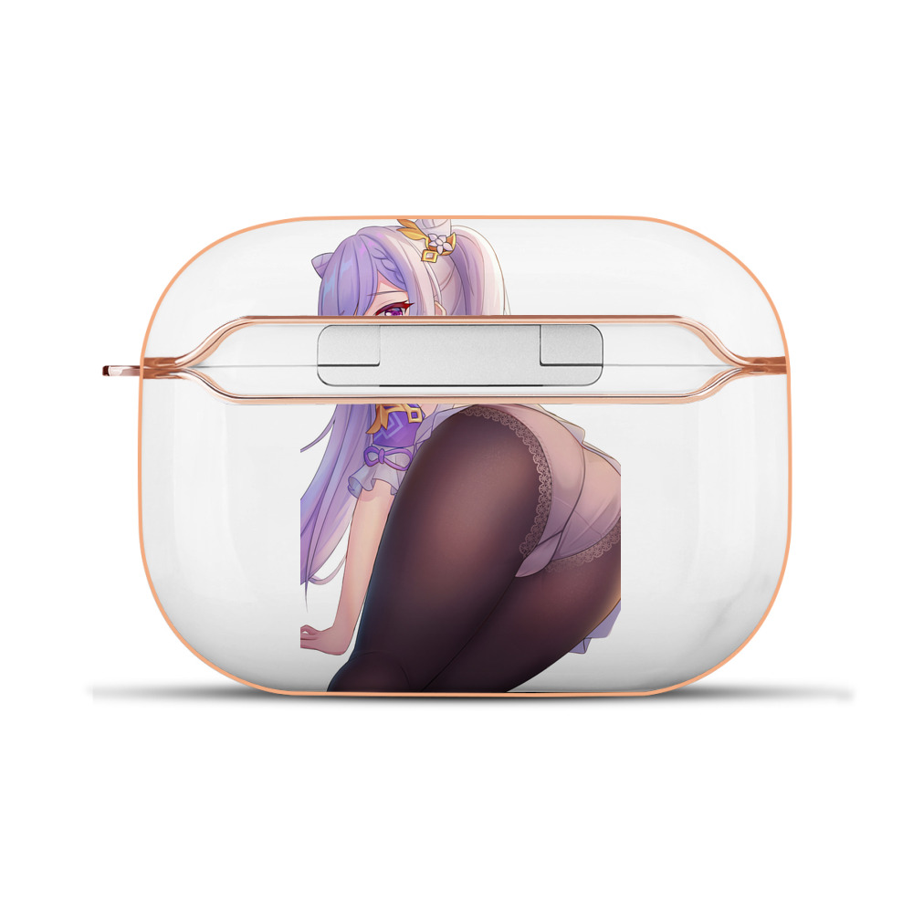 げんし神 刻晴 こくせい genshin Kokusei 【AirPods Pro用】ハードシェル保護ケース｜耐衝撃・防指紋・カラビナ付き商品仕様