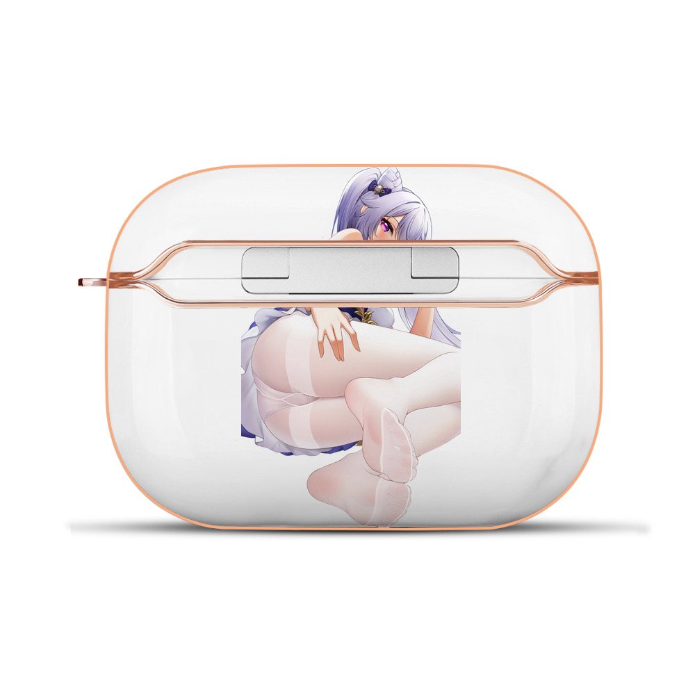 げんし神 刻晴 こくせい genshin Kokusei 【AirPods Pro用】ハードシェル保護ケース｜耐衝撃・防指紋・カラビナ付き商品仕様