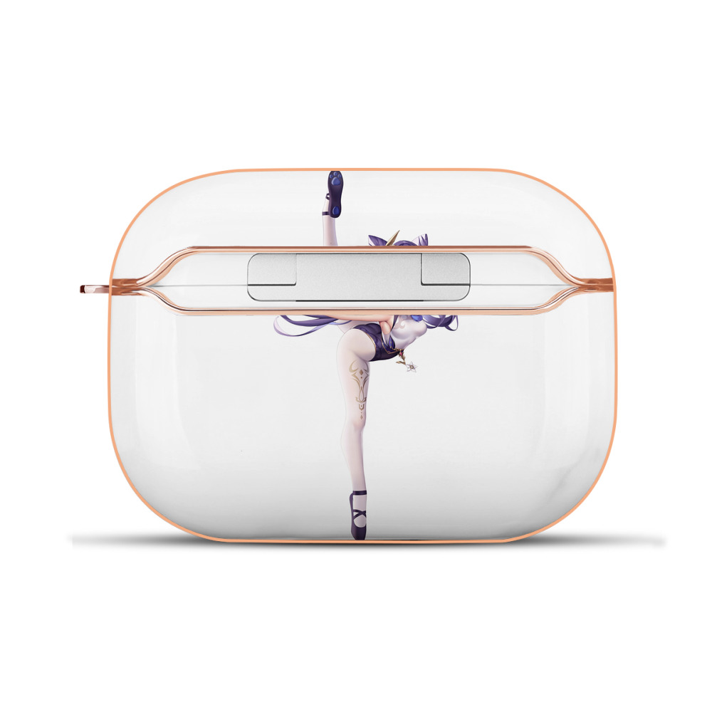 げんし神 刻晴 こくせい genshin Kokusei 【AirPods Pro用】ハードシェル保護ケース｜耐衝撃・防指紋・カラビナ付き商品仕様
