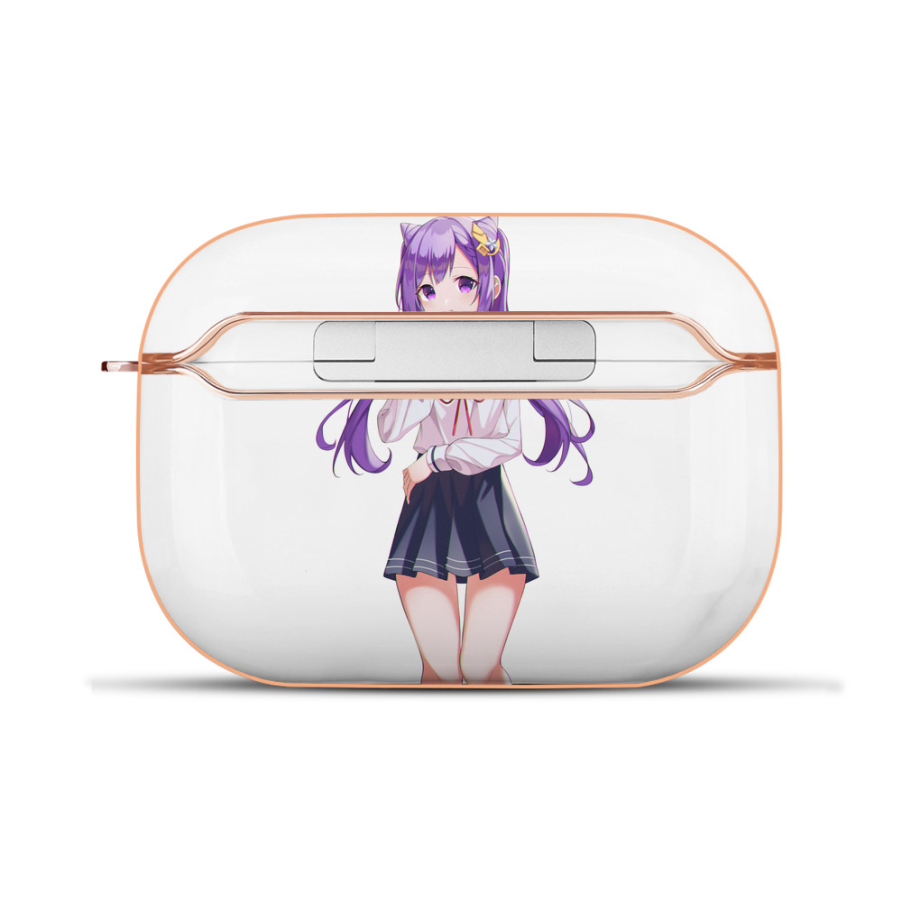 げんし神 刻晴 こくせい genshin Kokusei 【AirPods Pro用】ハードシェル保護ケース｜耐衝撃・防指紋・カラビナ付き商品仕様