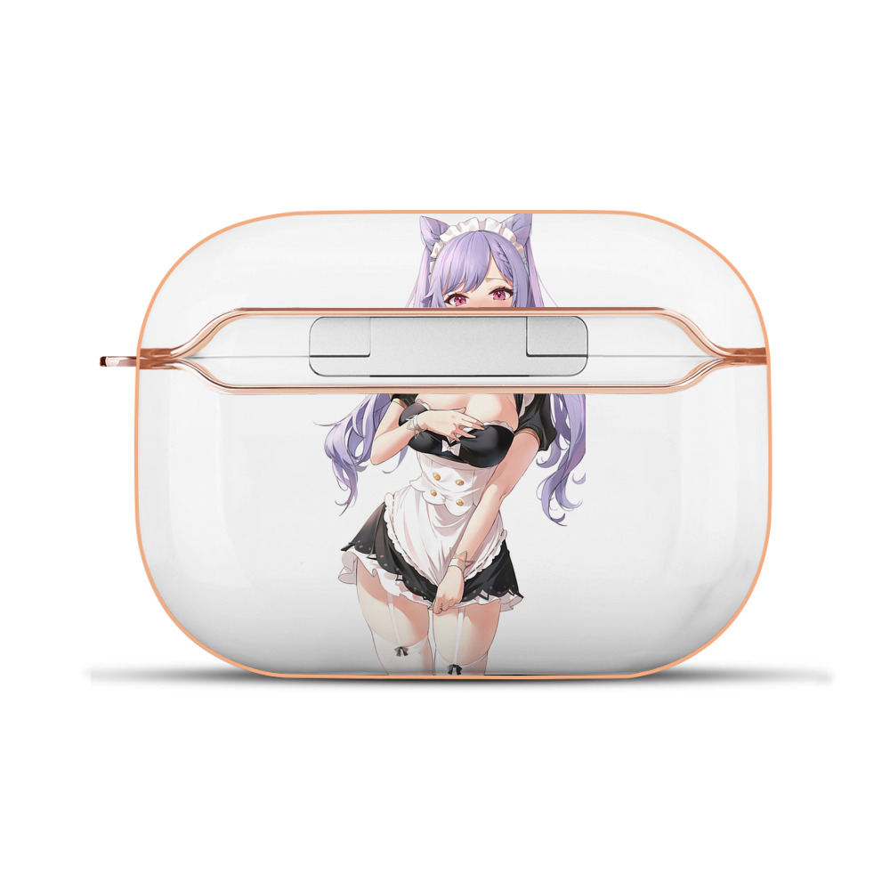 げんし神 刻晴 こくせい genshin Kokusei 【AirPods Pro用】ハードシェル保護ケース｜耐衝撃・防指紋・カラビナ付き商品仕様