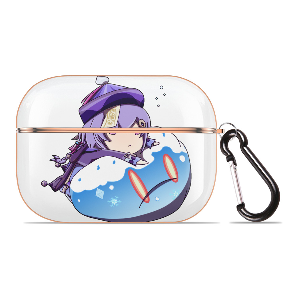 げんし神 七七 なな  genshin Nana 【AirPods Pro用】ハードシェル保護ケース｜耐衝撃・防指紋・カラビナ付き商品仕様