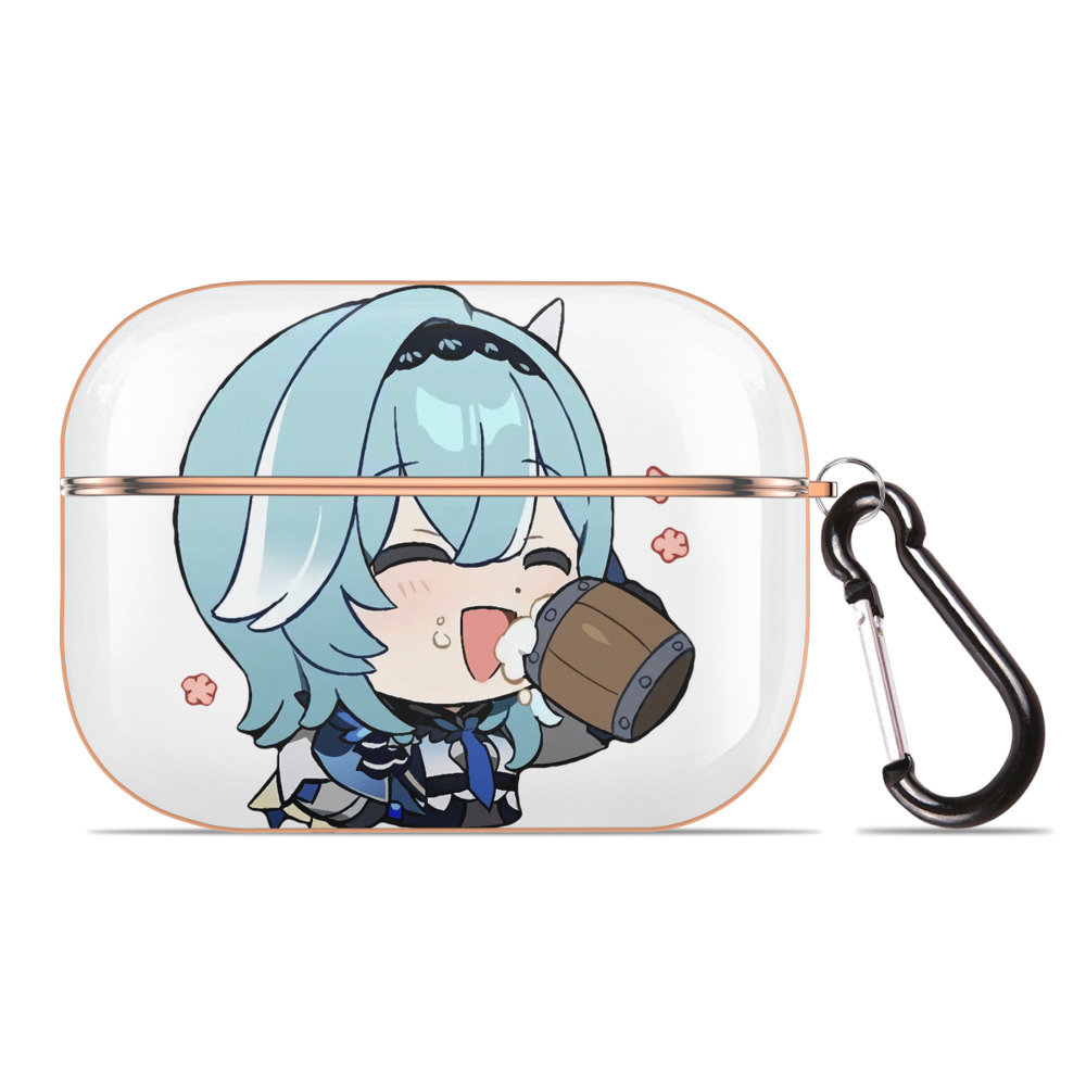 げんし神 优菈 ゆうら genshin Yūra 【AirPods Pro用】ハードシェル保護ケース｜耐衝撃・防指紋・カラビナ付き商品仕様