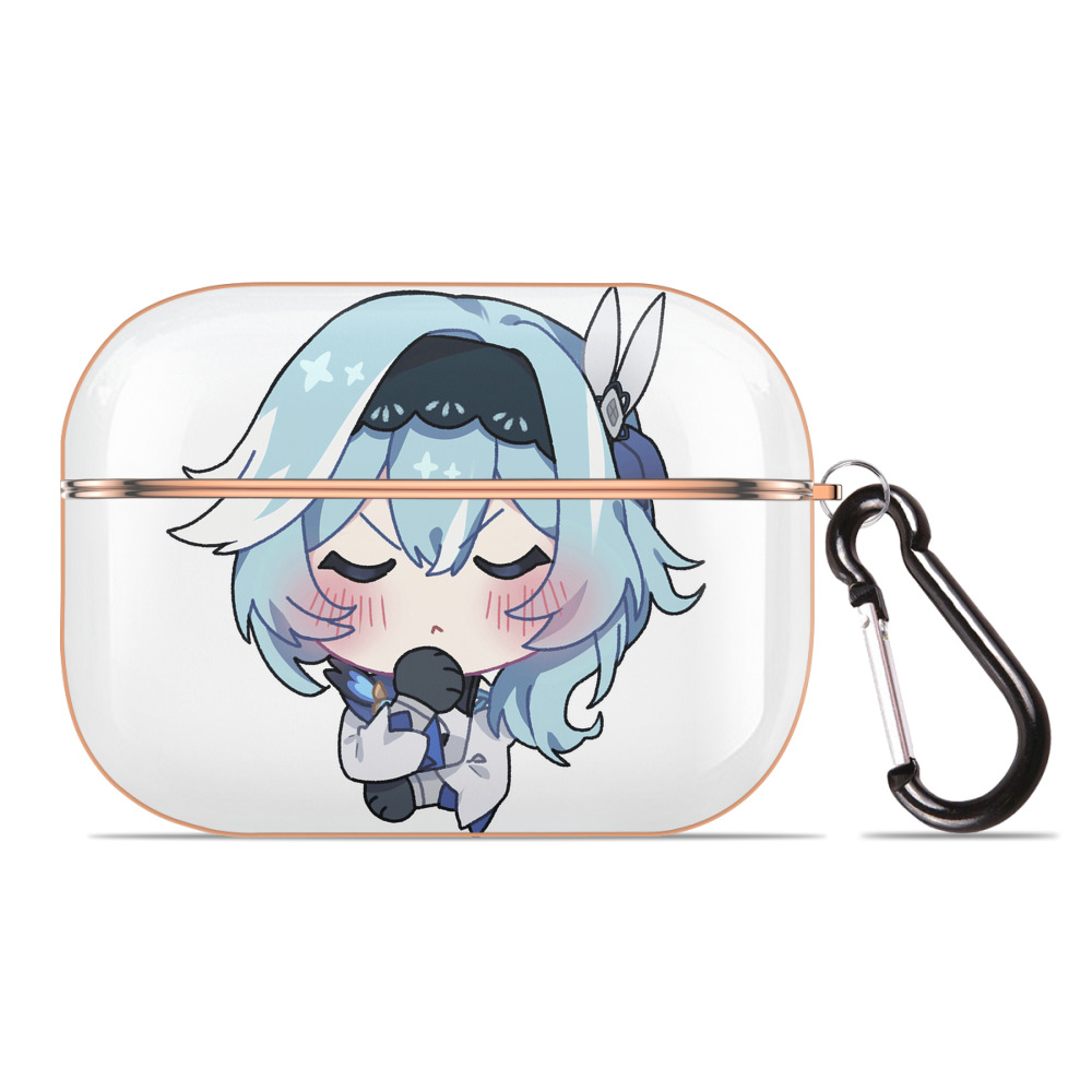 げんし神 优菈 ゆうら genshin Yūra 【AirPods Pro用】ハードシェル保護ケース｜耐衝撃・防指紋・カラビナ付き商品仕様