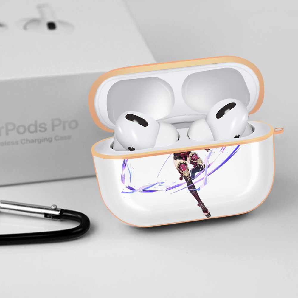 げんし神  久岐忍 くき しのぶ genshin Kuki Shinobu 【AirPods Pro用】ハードシェル保護ケース｜耐衝撃・防指紋・カラビナ付き商品仕様