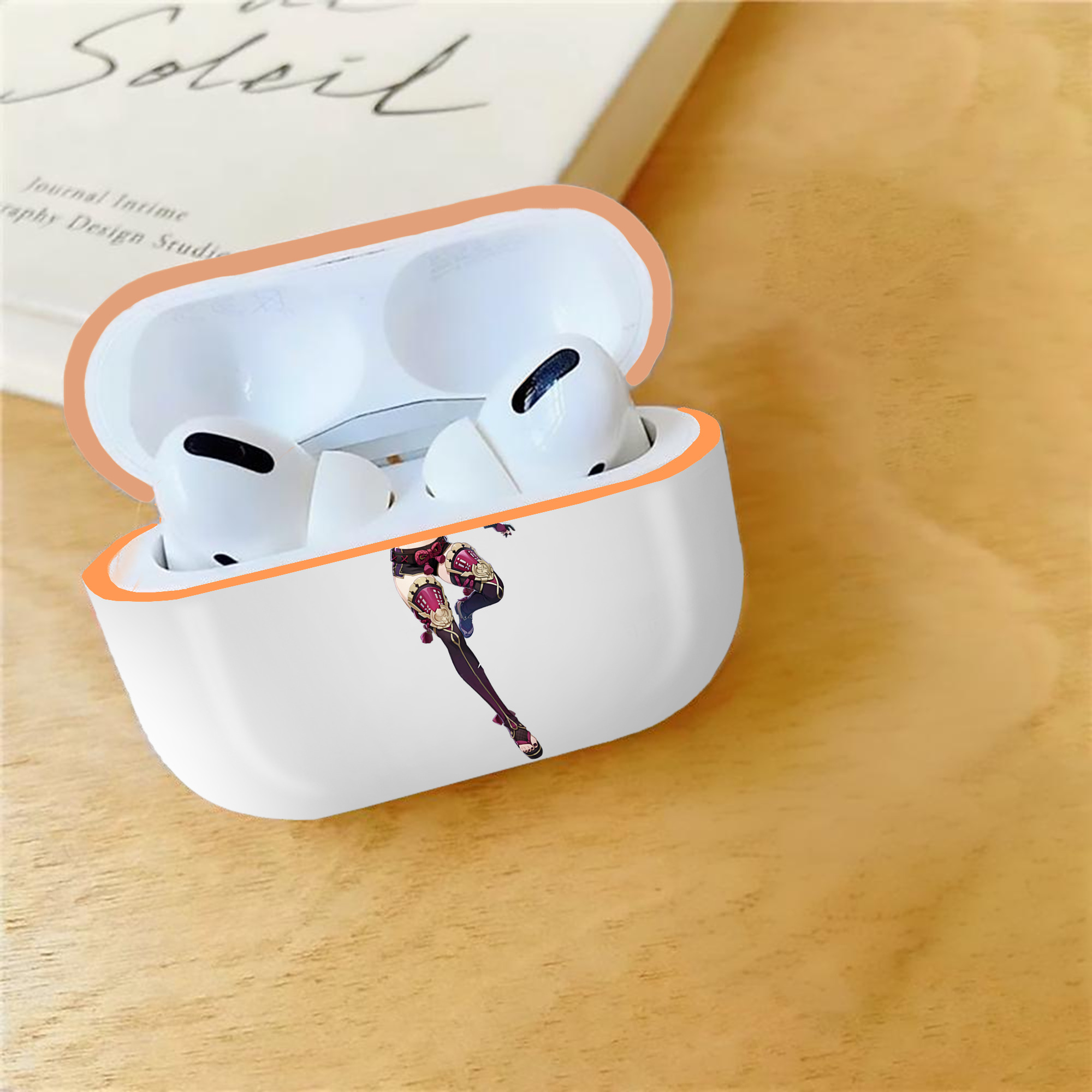 げんし神  久岐忍 くき しのぶ genshin Kuki Shinobu 【AirPods Pro用】ハードシェル保護ケース｜耐衝撃・防指紋・カラビナ付き商品仕様