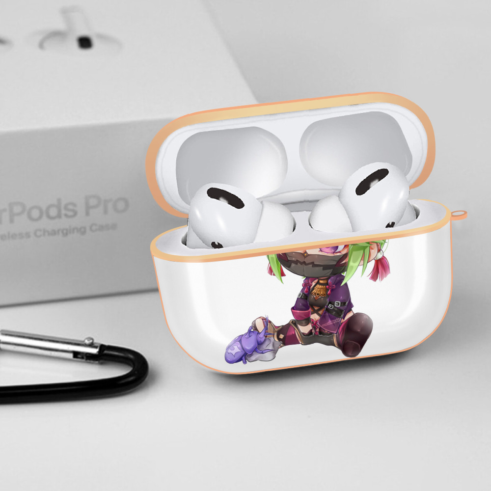 げんし神  久岐忍 くき しのぶ genshin Kuki Shinobu 【AirPods Pro用】ハードシェル保護ケース｜耐衝撃・防指紋・カラビナ付き商品仕様