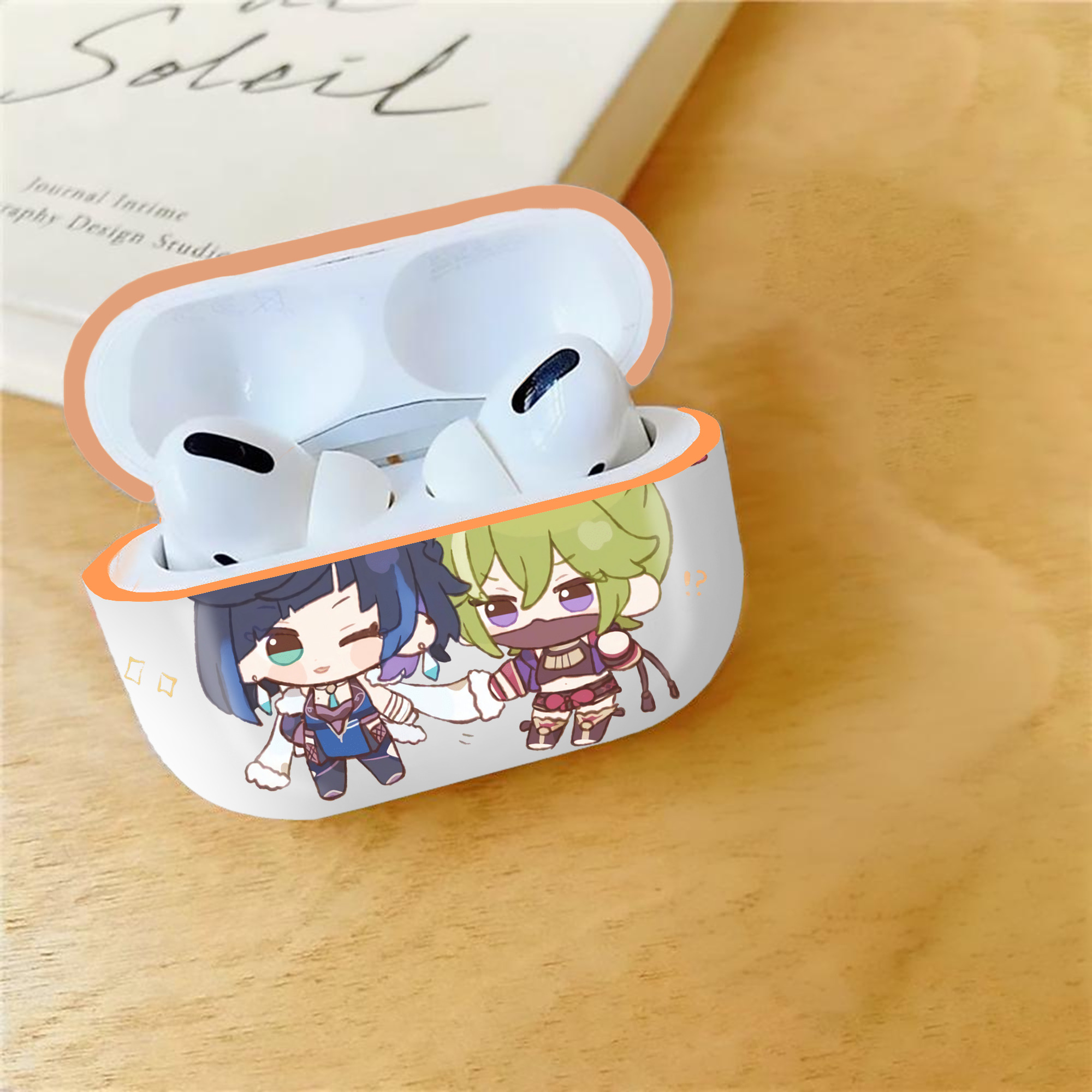 げんし神  久岐忍 くき しのぶ genshin Kuki Shinobu 【AirPods Pro用】ハードシェル保護ケース｜耐衝撃・防指紋・カラビナ付き商品仕様