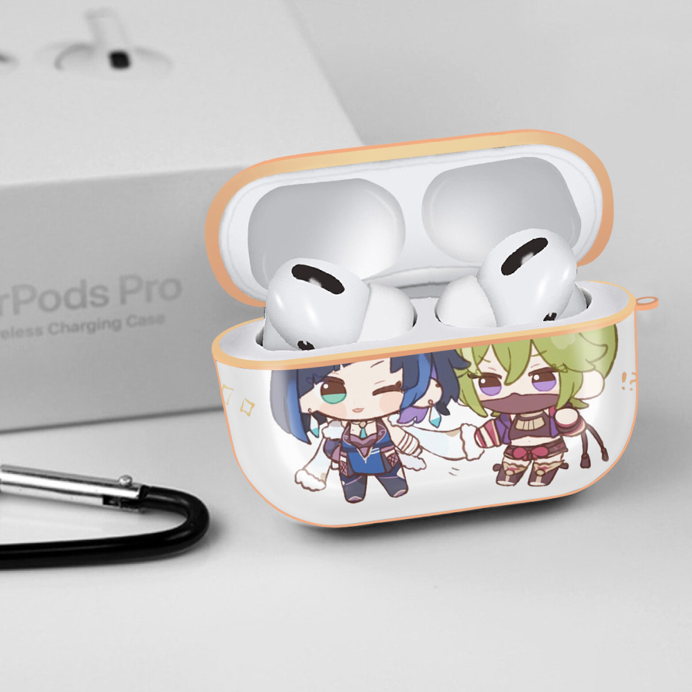 げんし神  久岐忍 くき しのぶ genshin Kuki Shinobu 【AirPods Pro用】ハードシェル保護ケース｜耐衝撃・防指紋・カラビナ付き商品仕様