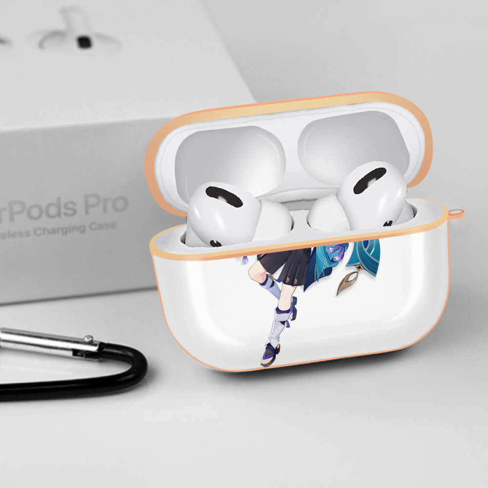 げんし神 さんペい genshin Sanpei 【AirPods Pro用】ハードシェル保護ケース｜耐衝撃・防指紋・カラビナ付き商品仕様