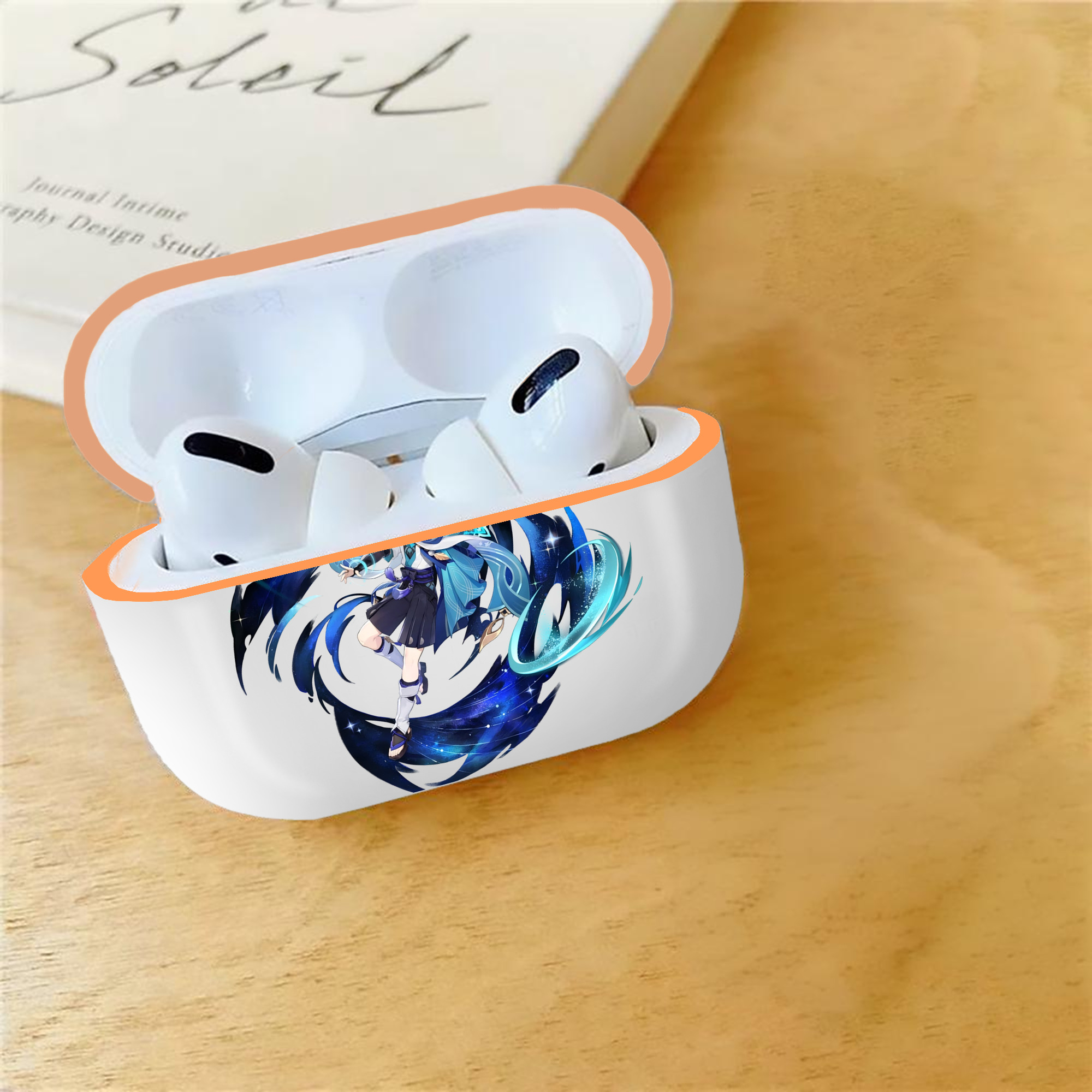 げんし神 さんペい genshin Sanpei 【AirPods Pro用】ハードシェル保護ケース｜耐衝撃・防指紋・カラビナ付き商品仕様