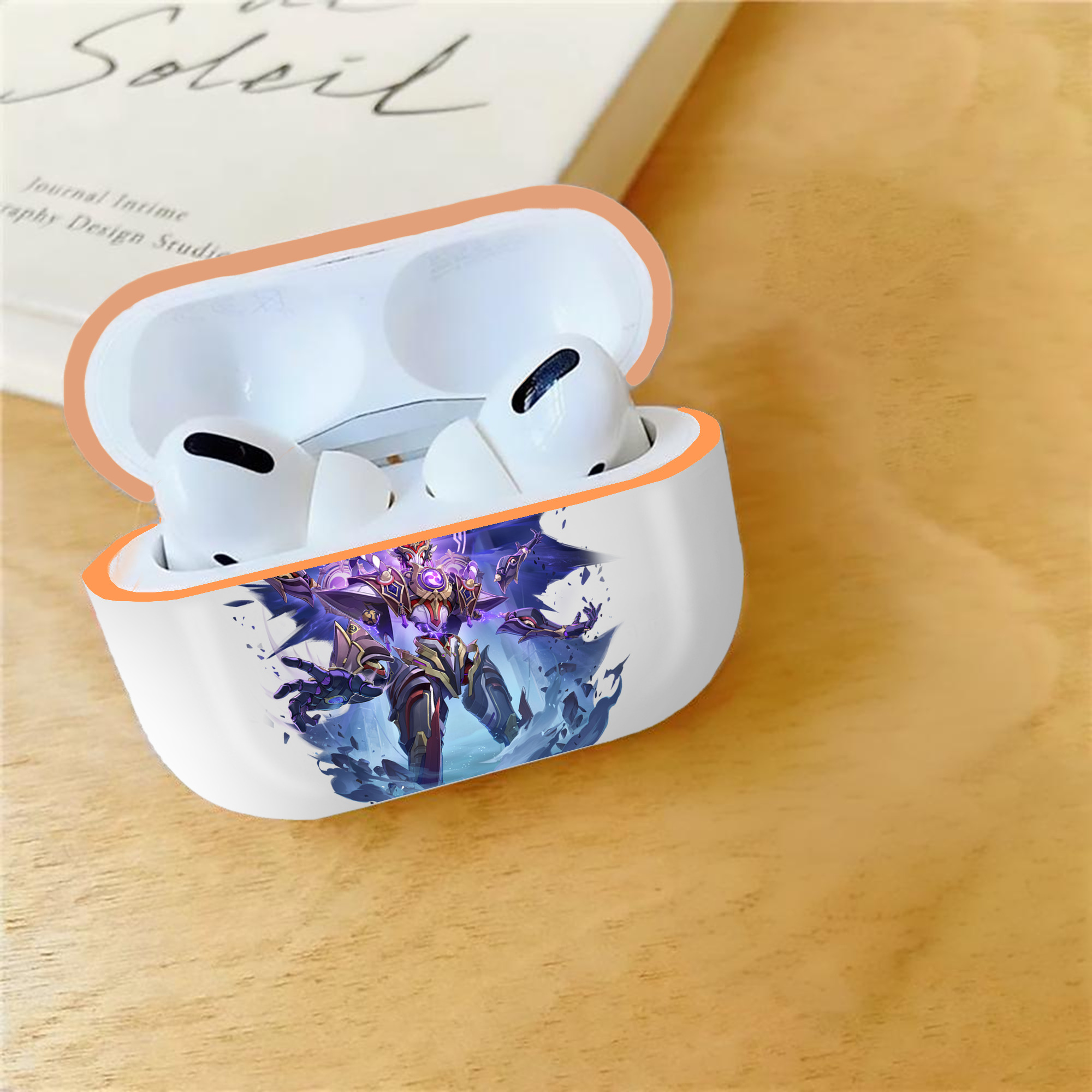 げんし神 さんペい genshin Sanpei 【AirPods Pro用】ハードシェル保護ケース｜耐衝撃・防指紋・カラビナ付き商品仕様