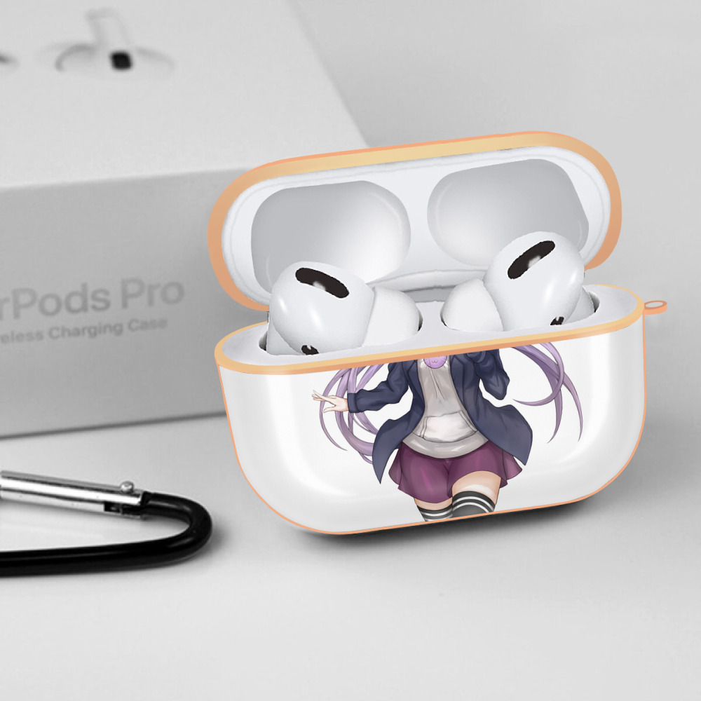 げんし神 刻晴 こくせい genshin Kokusei 【AirPods Pro用】ハードシェル保護ケース｜耐衝撃・防指紋・カラビナ付き商品仕様