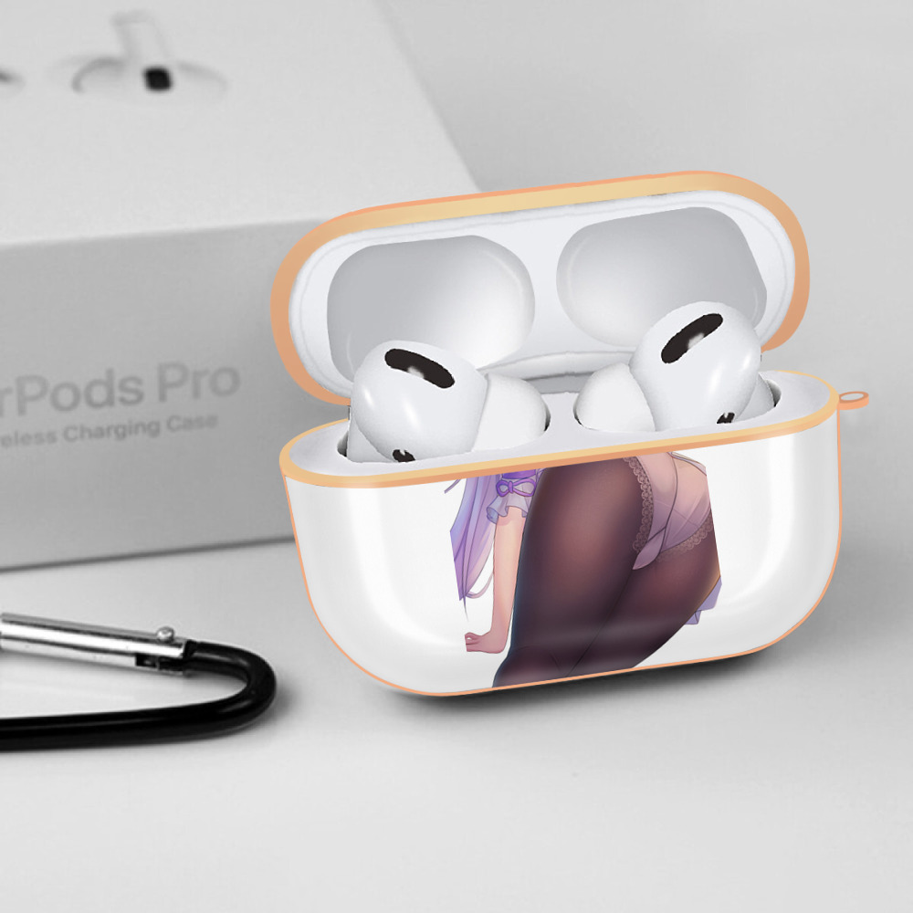 げんし神 刻晴 こくせい genshin Kokusei 【AirPods Pro用】ハードシェル保護ケース｜耐衝撃・防指紋・カラビナ付き商品仕様