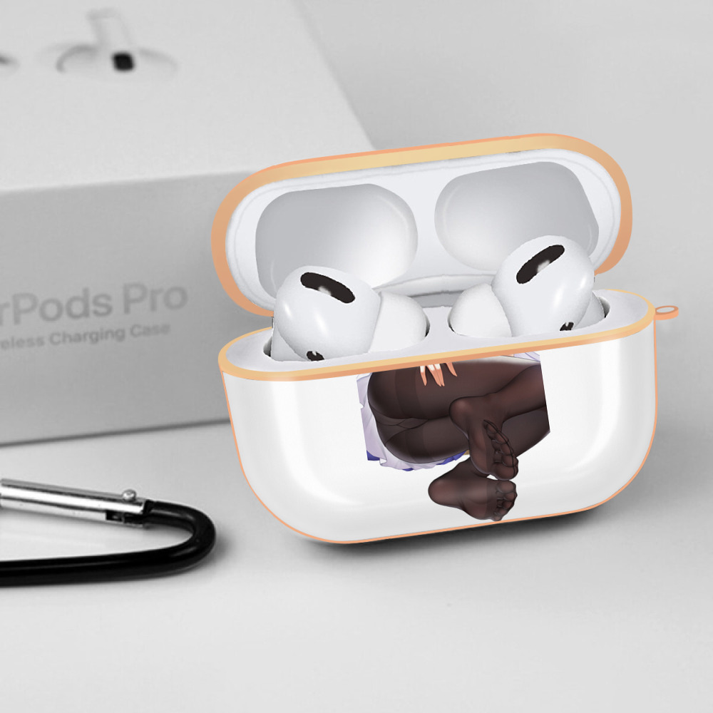 げんし神 刻晴 こくせい genshin Kokusei 【AirPods Pro用】ハードシェル保護ケース｜耐衝撃・防指紋・カラビナ付き商品仕様