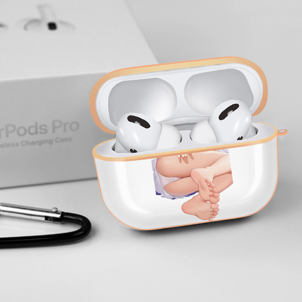 げんし神 刻晴 こくせい genshin Kokusei 【AirPods Pro用】ハードシェル保護ケース｜耐衝撃・防指紋・カラビナ付き商品仕様