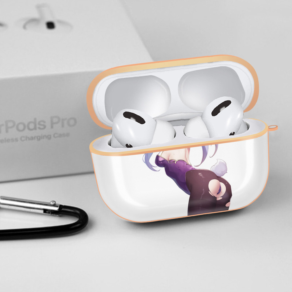 げんし神 刻晴 こくせい genshin Kokusei 【AirPods Pro用】ハードシェル保護ケース｜耐衝撃・防指紋・カラビナ付き商品仕様